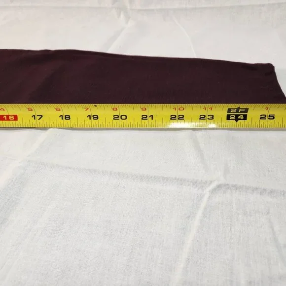 Matty M Yoga Pants Women Size M Jegging Stretch Ankle Flat Front Plum NEW FstShp - Picture 7 of 10